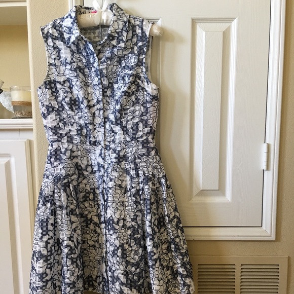 Betsey Johnson Dresses & Skirts - Betsey Johnson sheer burnout checkers dress